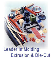 Silicone Extrusions, Molded and Die-Cut Products